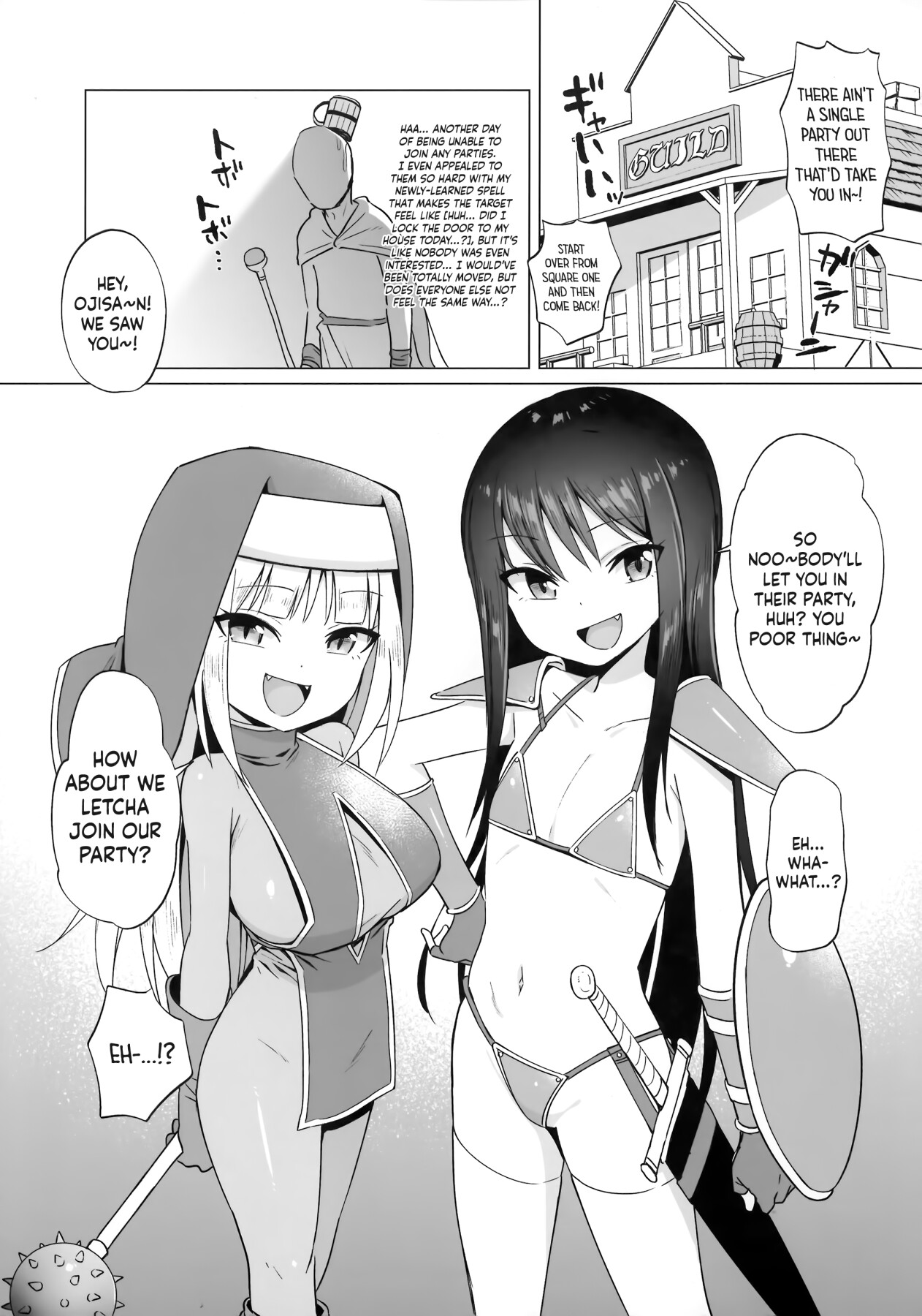 Hentai Manga Comic-The Brat Party and The Correcting Old Man-Read-3